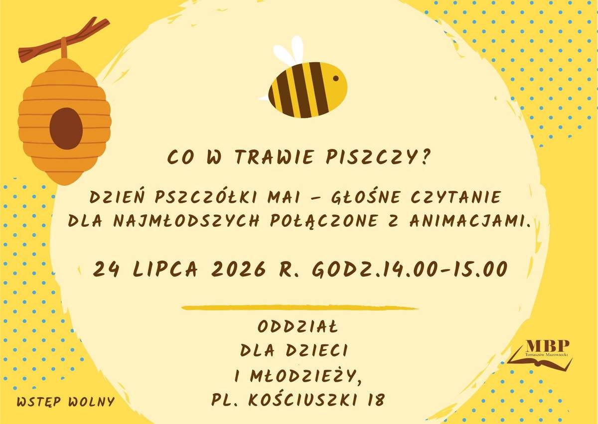 Dzień Pszczółki Mai w MBP