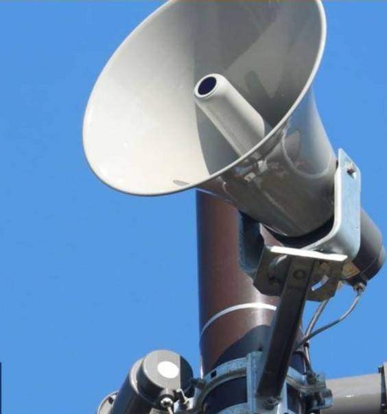 Na zdjęciu syrena systemu alarmowego