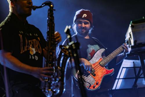 Występ artystów jazzowych na scenie 8. Love Polish Jazz Festival